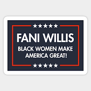 Fani Willis - Black Women Make America Great (blue) Magnet